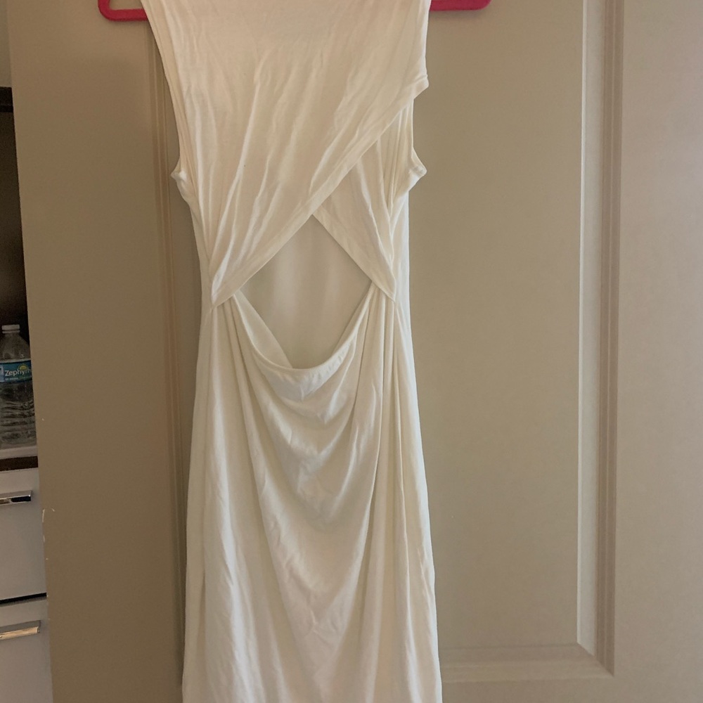 White cut out dress size medium